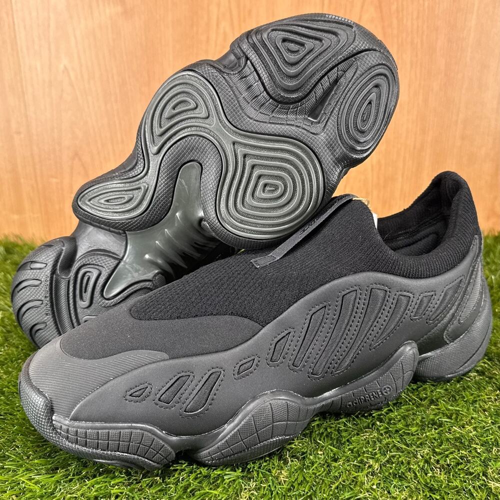adidas Intimidation Slip On Triple Black Lifestyle Shoes JS0823 Men's Size 11